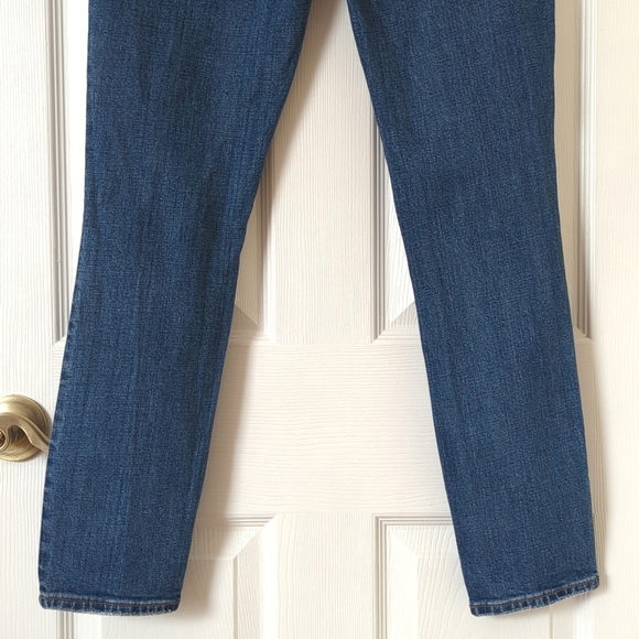 Abercrombie & Fitch Classic Distressed Medium Wash High Rise Skinny Jeans 28 - Picture 6 of 14
